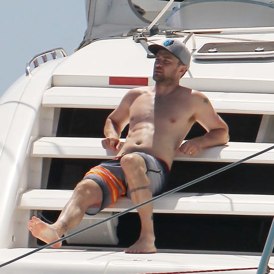 Justin Timberlake and Jessica Biel in Barbados 2014