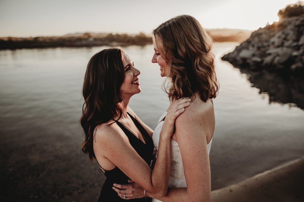 Sexy River Beach Engagement Photo Shoot