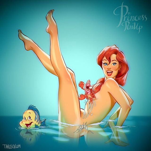 Sexy Disney Princess Moana Porn - Ariel Sexy Pinup Disney Princess Fan Art Popsugar Love | CLOUDY GIRL PICS
