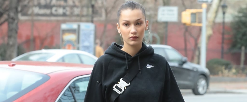 Bella Hadid Nike Sweatshirt With Safety Pins