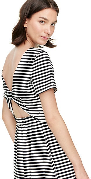 This Kate Spade Stripe Dress ($198) features a open twist back.