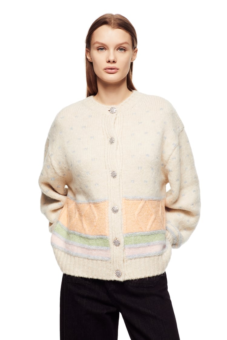 Jewel Button Sweater