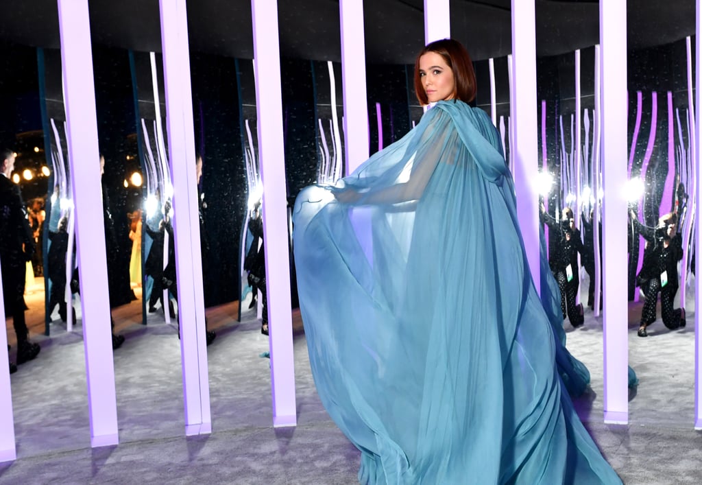 Zoey Deutch's Hooded Oscars Afterparty Dress Is Stunning