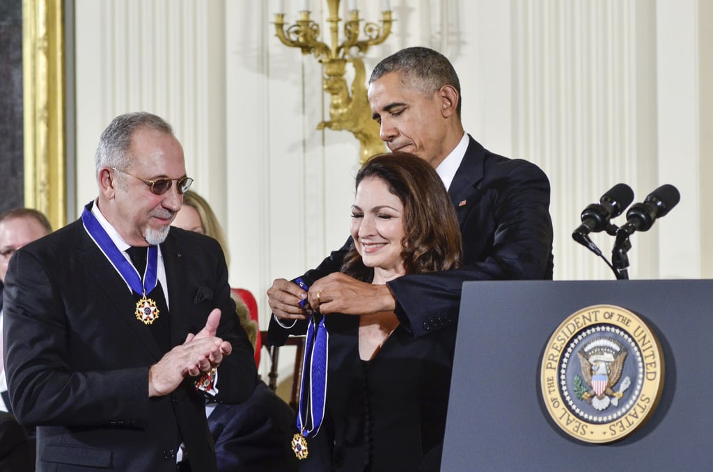 President Obama Awards Steven Spielberg and Barbra Streisand