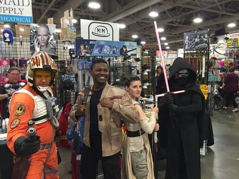 Here they are with Kylo Ren and Poe Dameron.