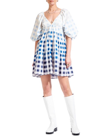 Staud Meadow Mini Babydoll Dress