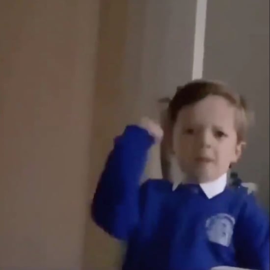 Video of Kid Saying He's Going to Punch Santa's Beard Off