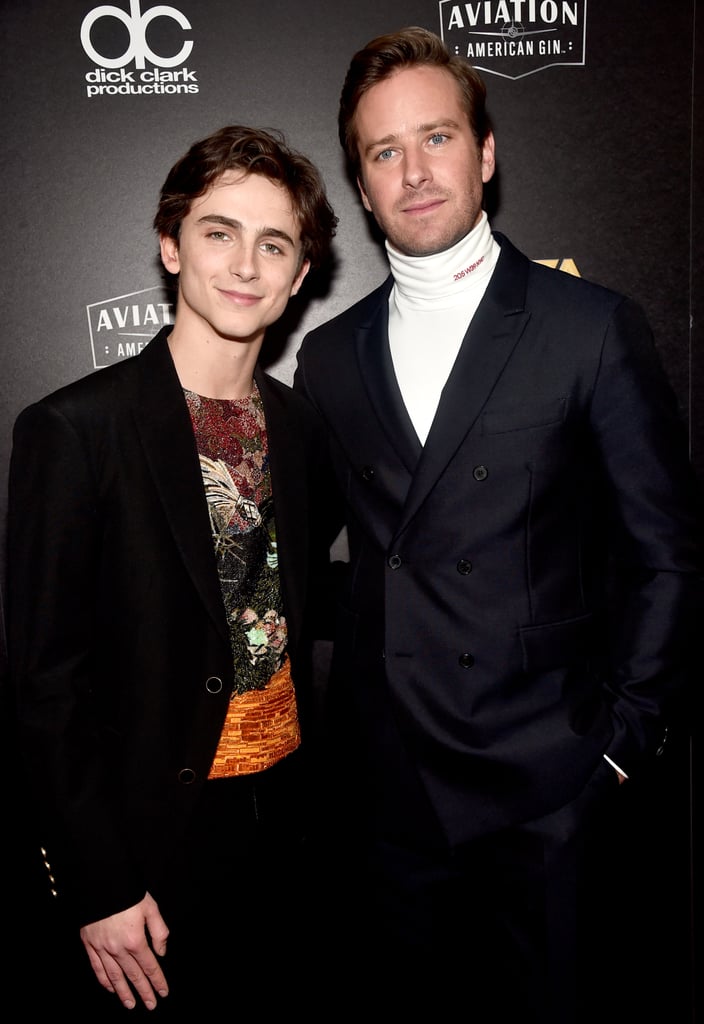 Timothée Chalamet and Armie Hammer at Hollywood Film Awards