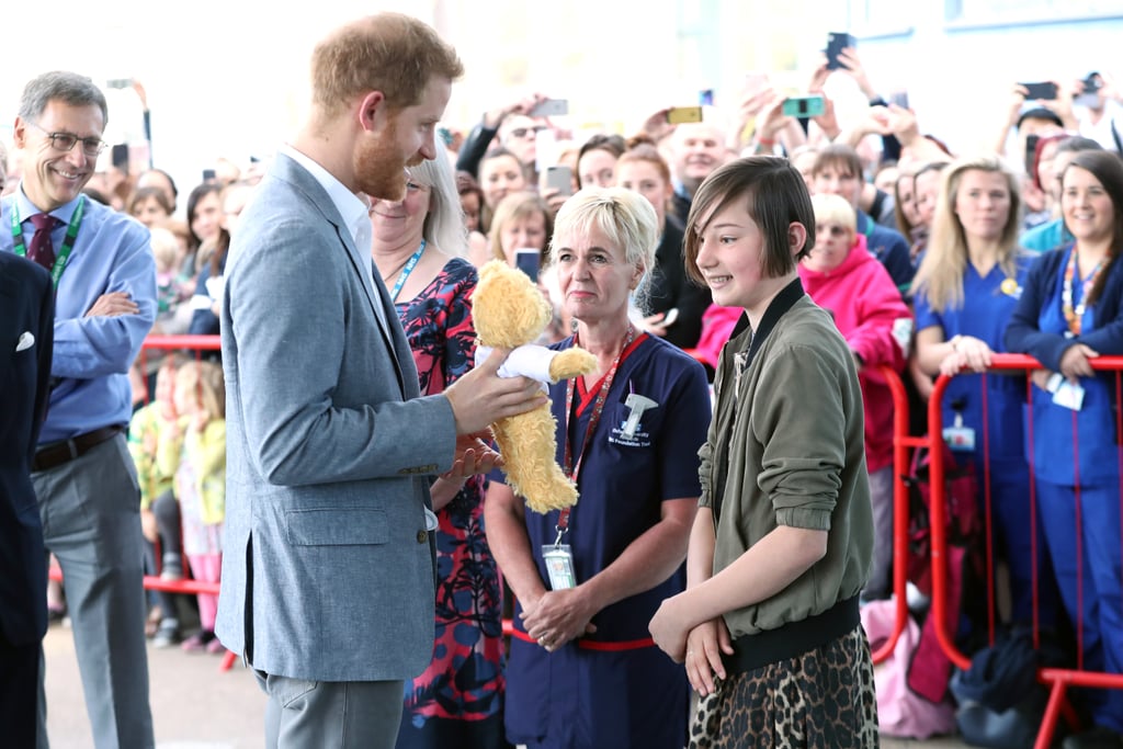 Prince Harry Visits Oxford Children's Hospital May 2019