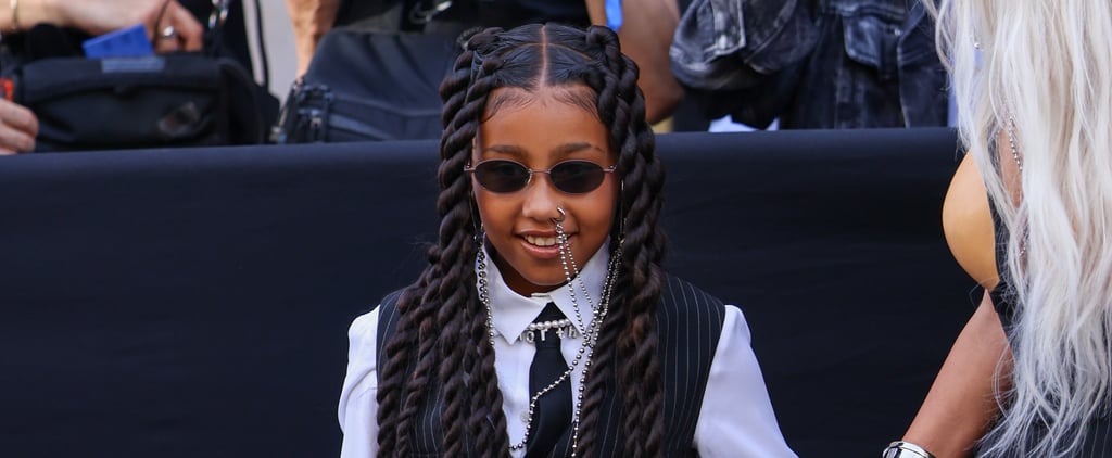 North West Conquered Fashion Week in Patent-Leather Jeans and Platform Boots