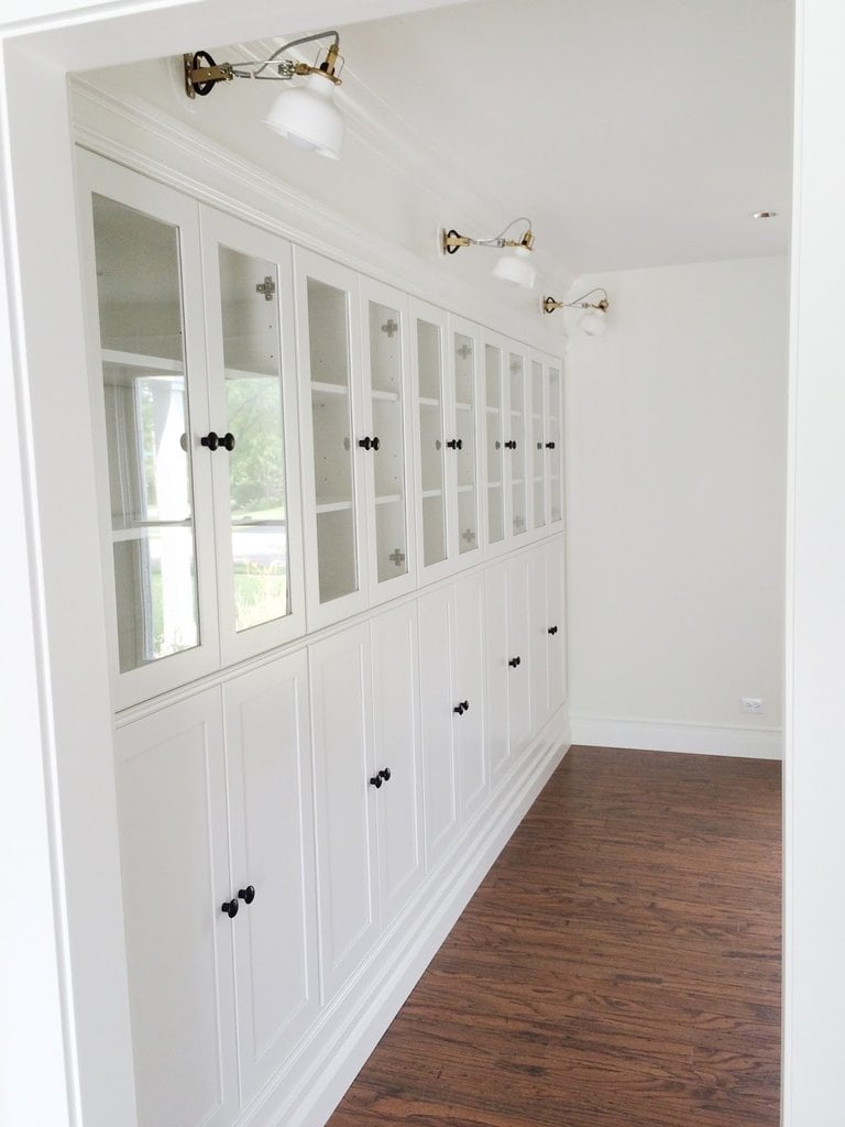 If it's storage you're craving, try this Avery Street Design blogger's tutorial for creating perfectly polished built-ins from Ikea bookcases and cabinets.
Source: Avery Street Design