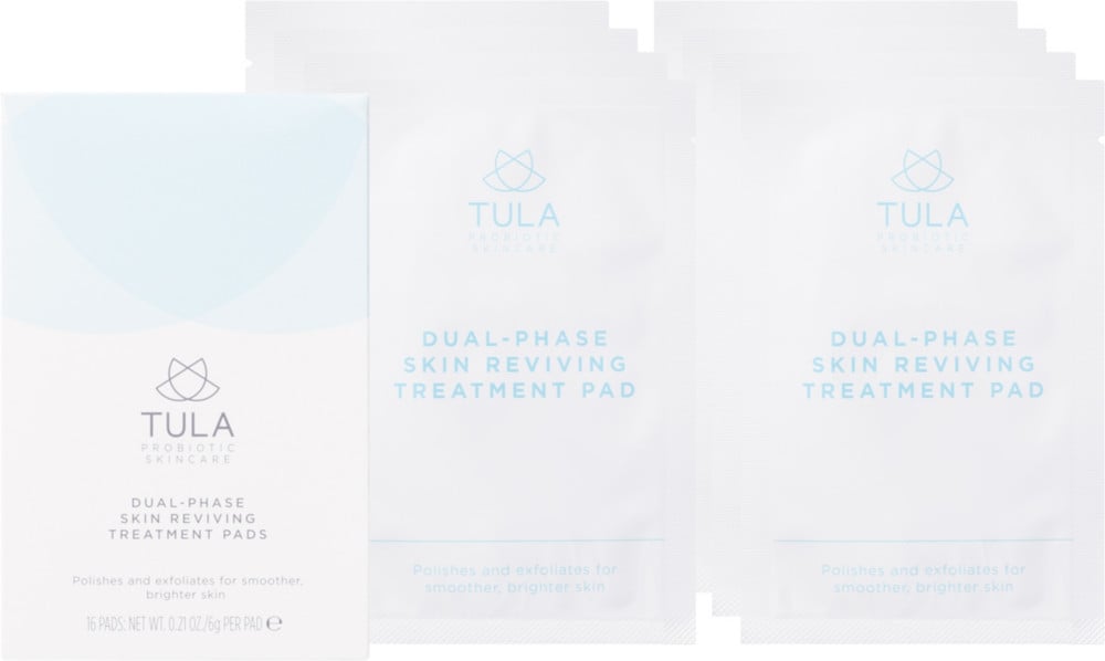TULA Skincare Dual-Phase Skin Reviving Treatment Pads
