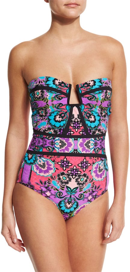 Nanette Lepore Bali Batik Seductress Printed One-Piece Swimsuit ($154)