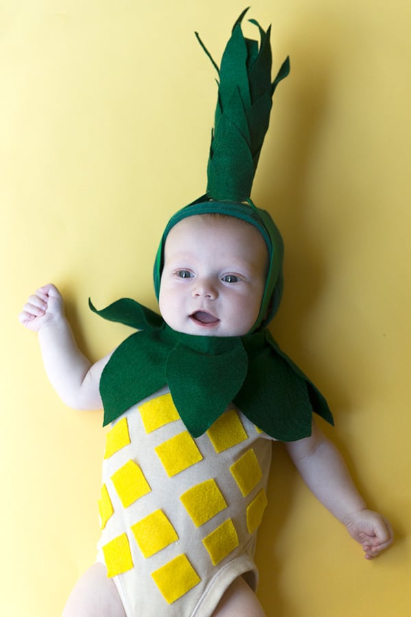 Pineapple Baby Costume | Easy DIY Halloween Costumes For Kids ...