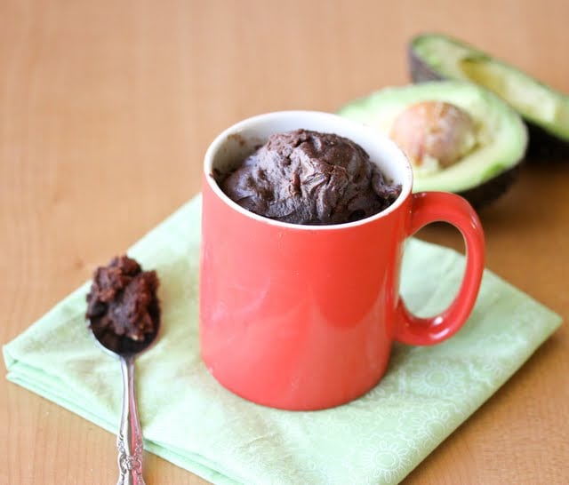 Avocado Chocolate Mug Brownie