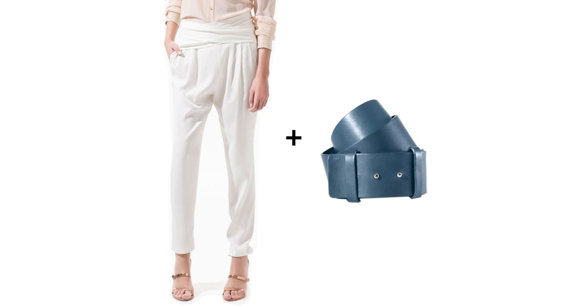 how to wear a wide belt
