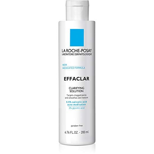 La Roche-Posay Effaclar Clarifying Solution Acne Toner with Salicylic Acid