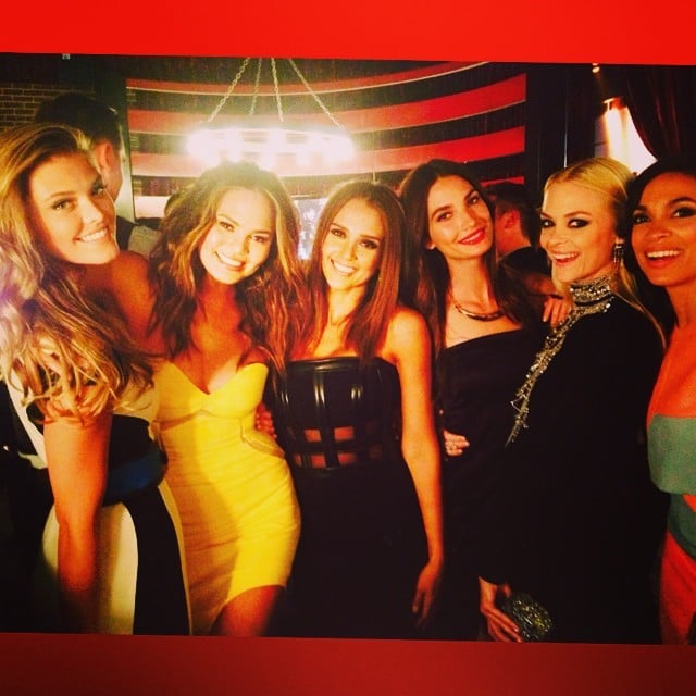 Nina Agdal, Chrissy Teigen, Jessica Alba, Lily Aldridge, Jaime King, and Rosario Dawson had fun at the Guys Choice Awards.
Source: Instagram user jessicaalba