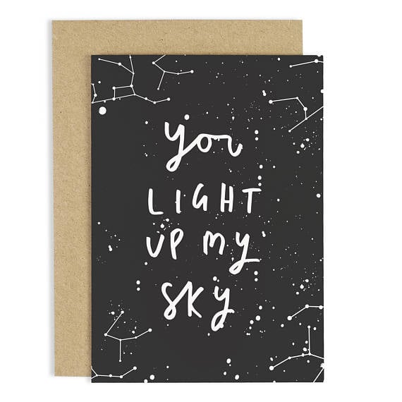 OldEnglishCo You Light Up My Sky Valentine
