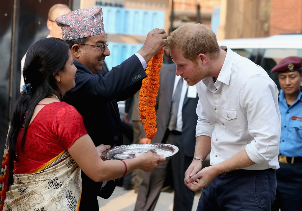 Prince Harry Visits Nepal March 2016
