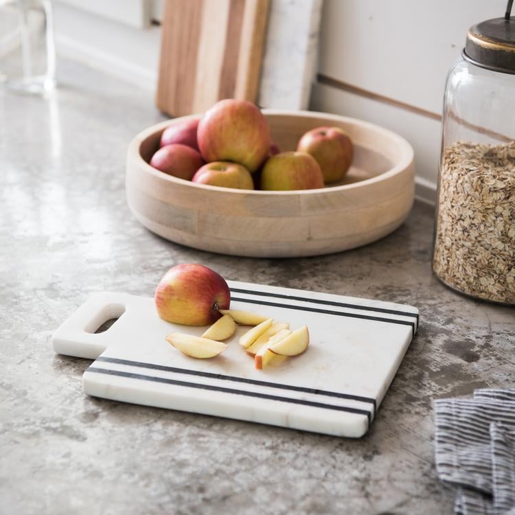 Mango Wood Round Bread Board - Magnolia