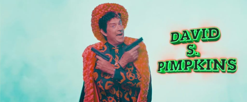 Tom Hanks as David S. Pumpkins on SNL 2017