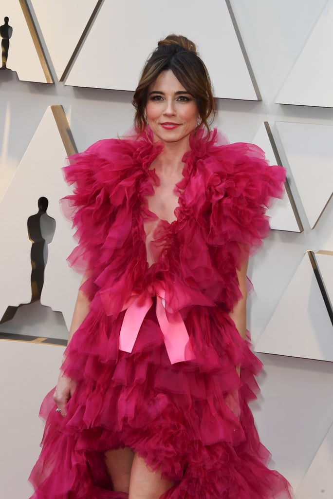 Linda Cardellini Pink Dress Oscars 2019 POPSUGAR Fashion Photo 6