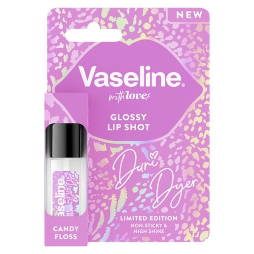 Vaseline With Love x Glossy Lip Shot Candy Floss