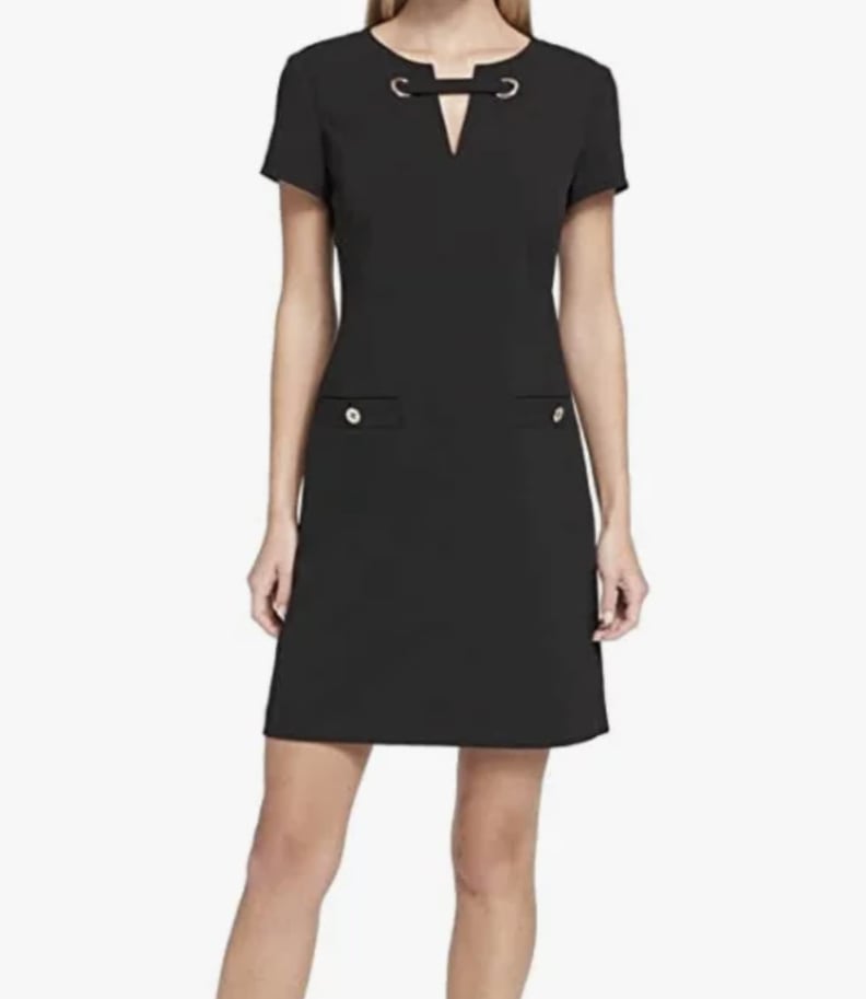 Tommy Hilfiger Scuba Crepe Two-Pocket Dress