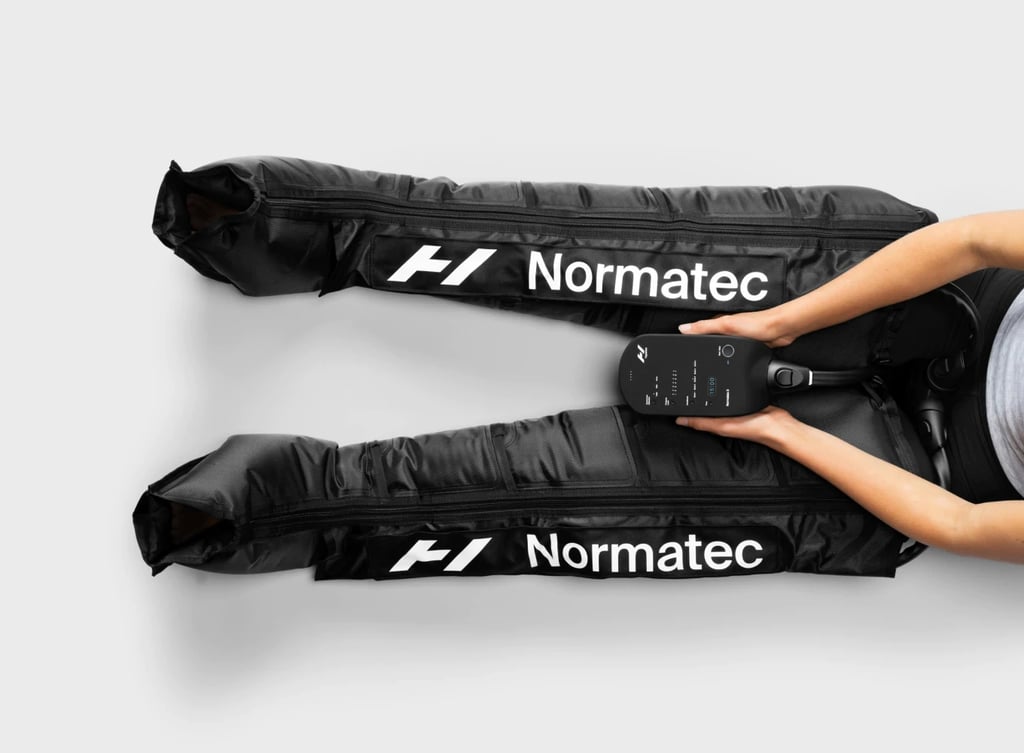 Normatec 3 Legs: Complete Leg Recovery Suite ($899)
When it's time to recover, Skinner is all about Normatec compression boots. The air compression helps boost circulation and ease soreness, which makes a noticeable difference after long practices or games. It's one of those tools she doesn't skip. "I use those pretty much every single day," she says.