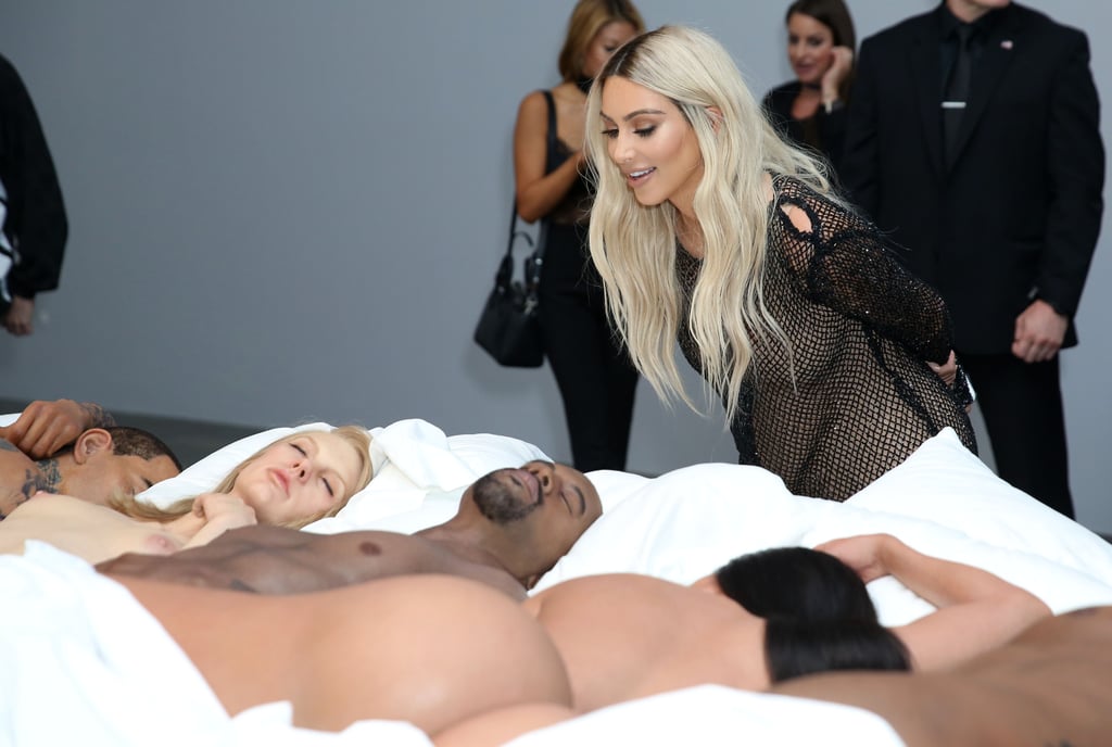 Kim Kardashian Visits Kanye West's Famous Art Exhibit 2016