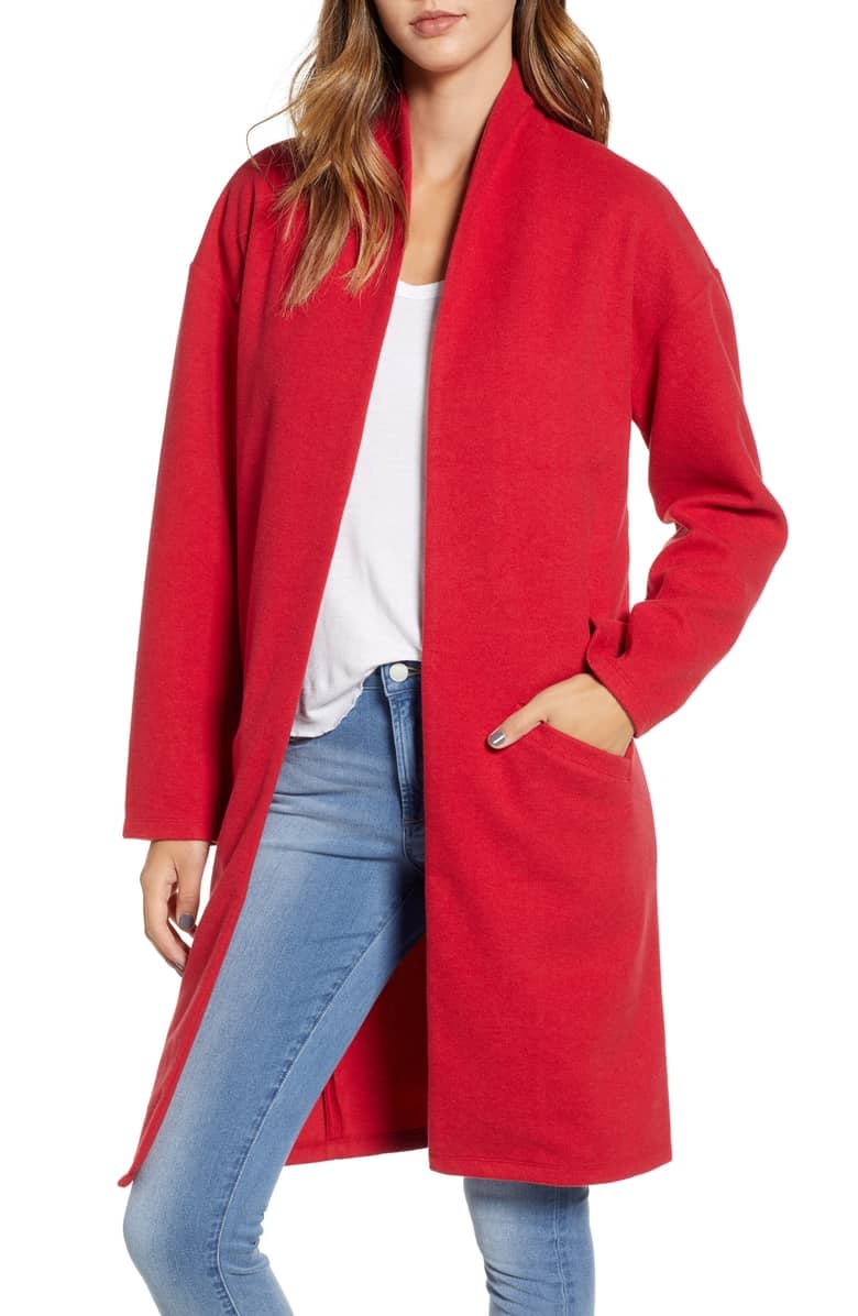 Leith Open Front Midi Coat