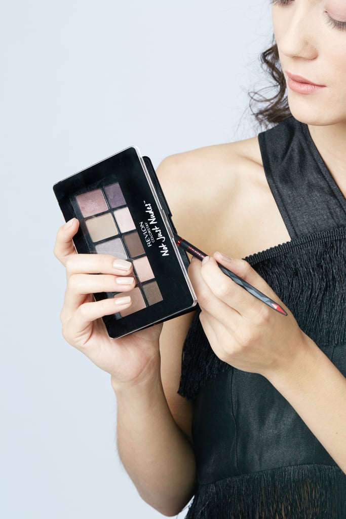 Step 1: Opt for a frosty purple eye shadow