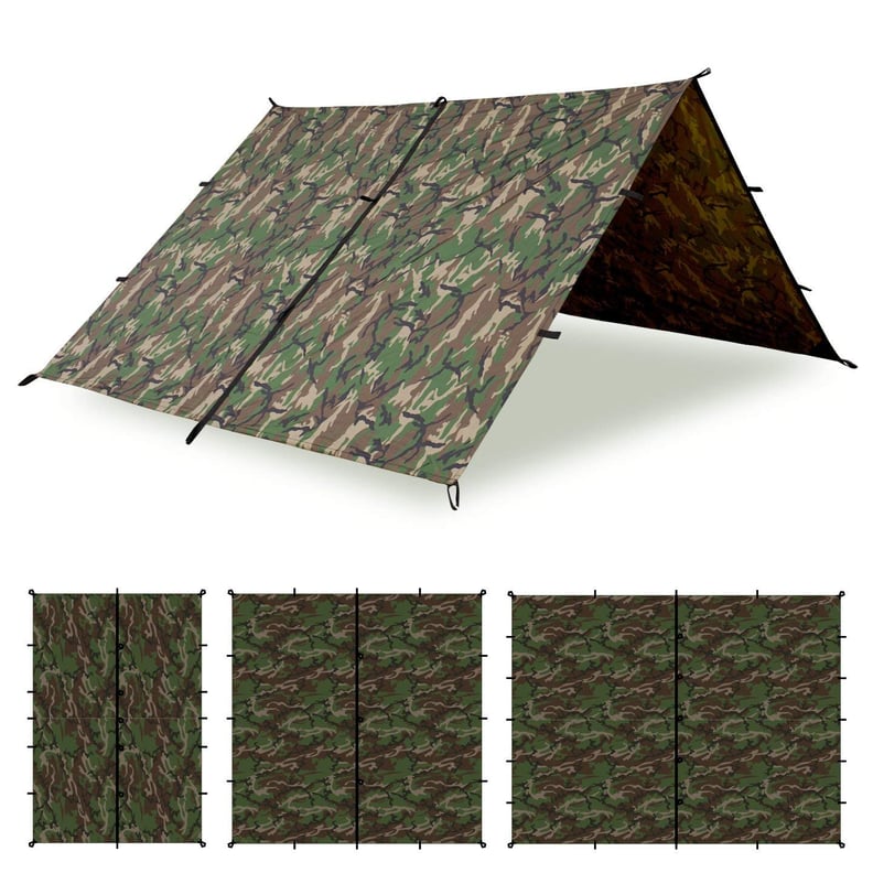 Heavy Duty Nylon Bushcraft Survival Shelter
