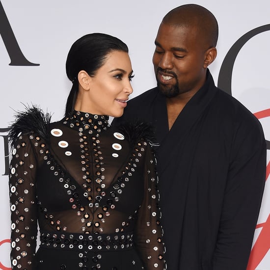 Kim Kardashian and Kanye West at CFDA Awards 2015 | Photos