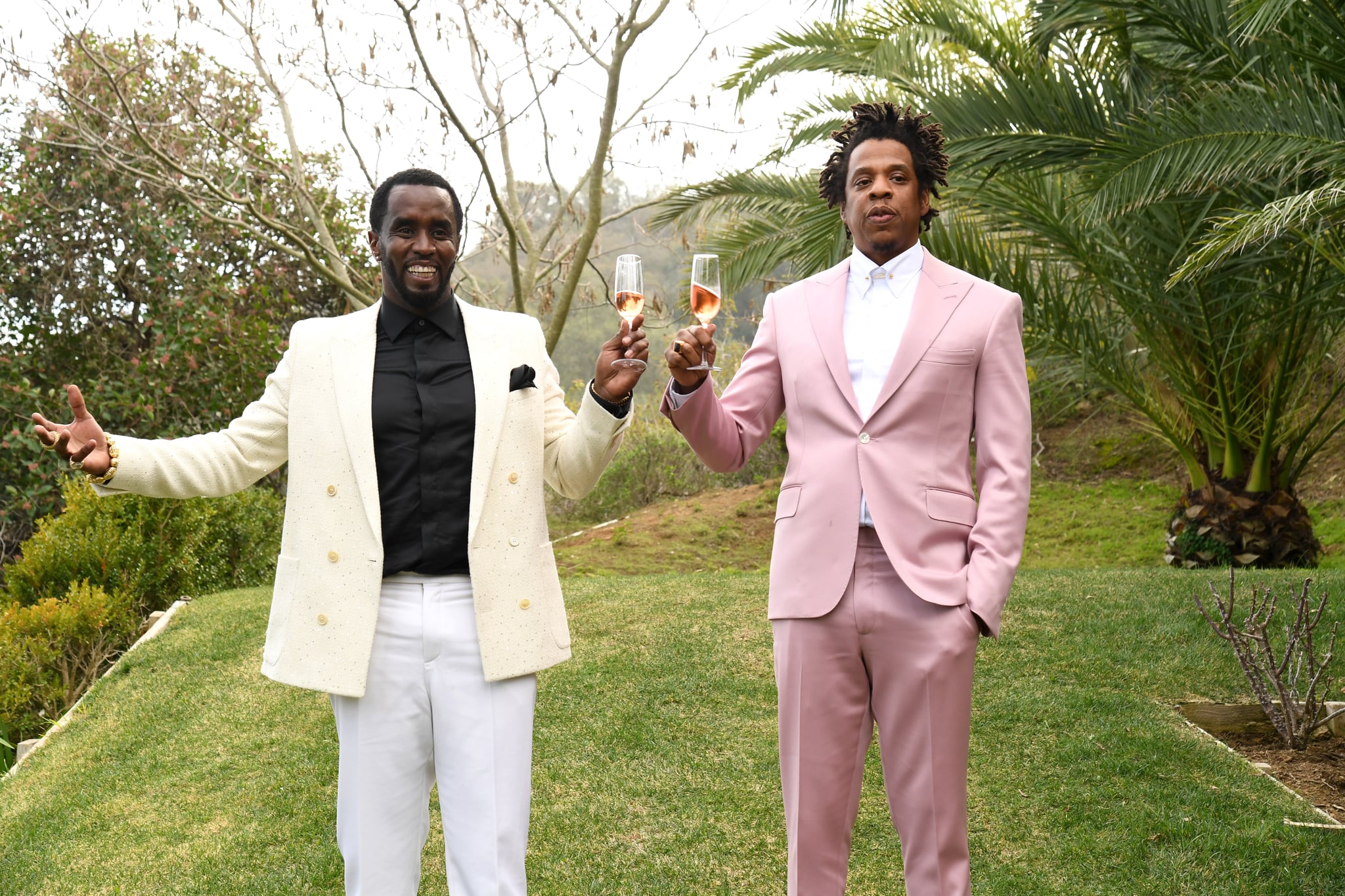 Diddy and JAY-Z at the 2020 Roc Nation Brunch in LA | Seeing Stars! Beyoncé and JAY-Z's Roc Nation Brunch Brings Out Some of Music's Finest | POPSUGAR Celebrity UK Photo 35