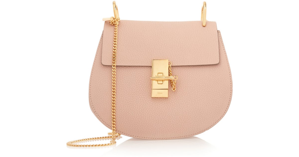 Chloé Drew Medium Textured-Leather Shoulder Bag ($1,850) | Kylie Jenner ...