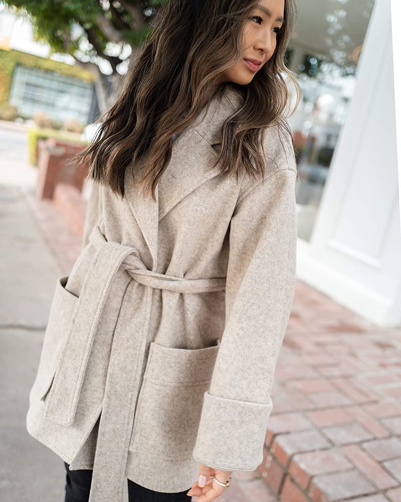Neutral Vibes: The Drop @spreadfashion Classic Belted Jacket