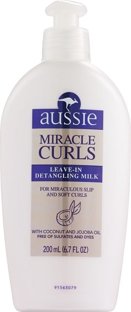 Aussie Miracle Curls Leave-In Detangling Milk Treatment