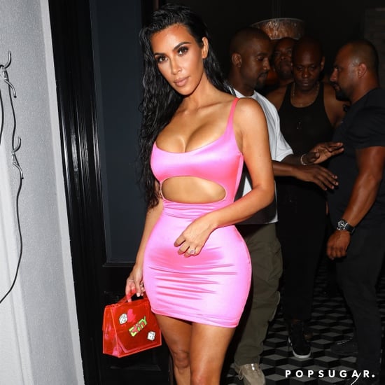 Kim Kardashian's Pink Dress at Kylie Jenner's Birthday 2018
