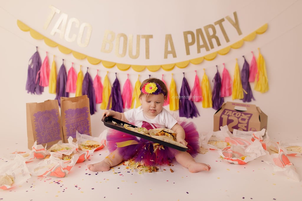 Baby's Taco Bell Cake Smash