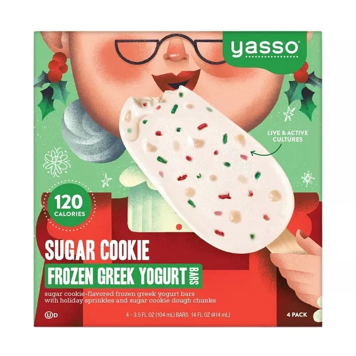 Yasso Frozen Greek Yogurt Sugar Cookie Bars
