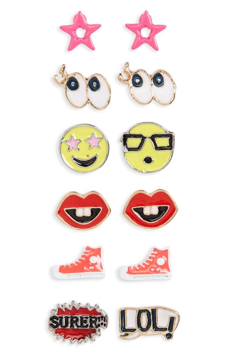 Capelli of New York Emoji Earrings