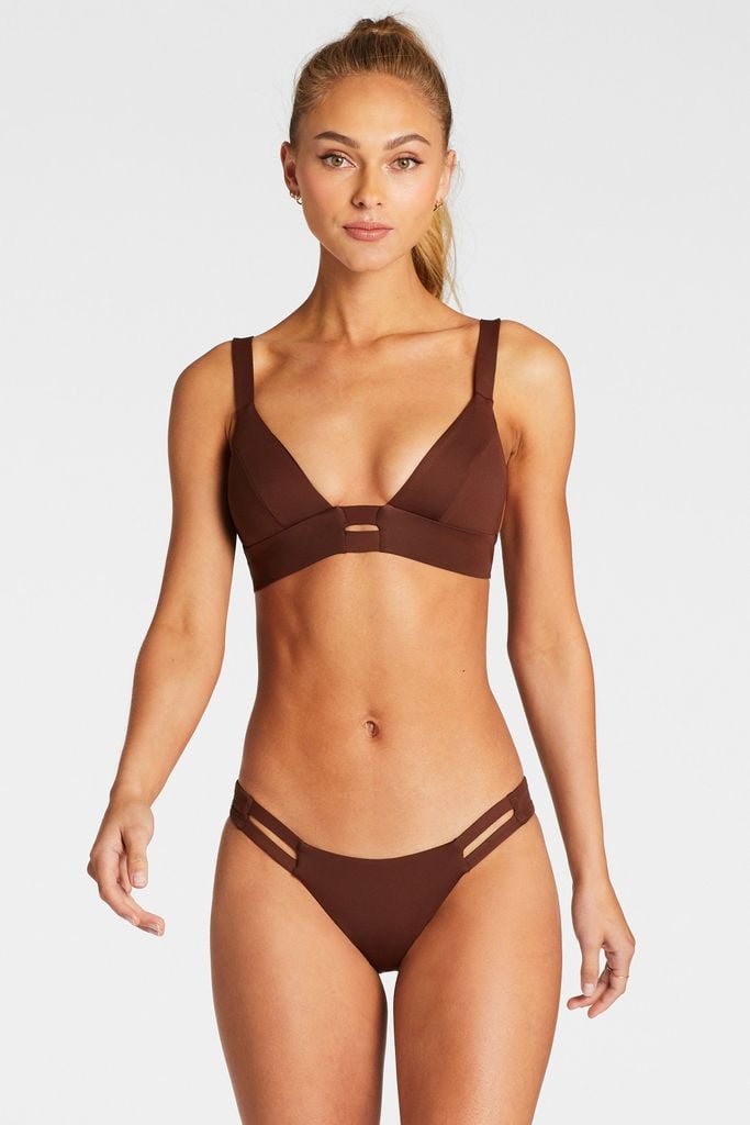 South Beach Swimsuits Vitamin A Neutra Bralette Top in Bronze Metallic –  South Beach Swimsuits