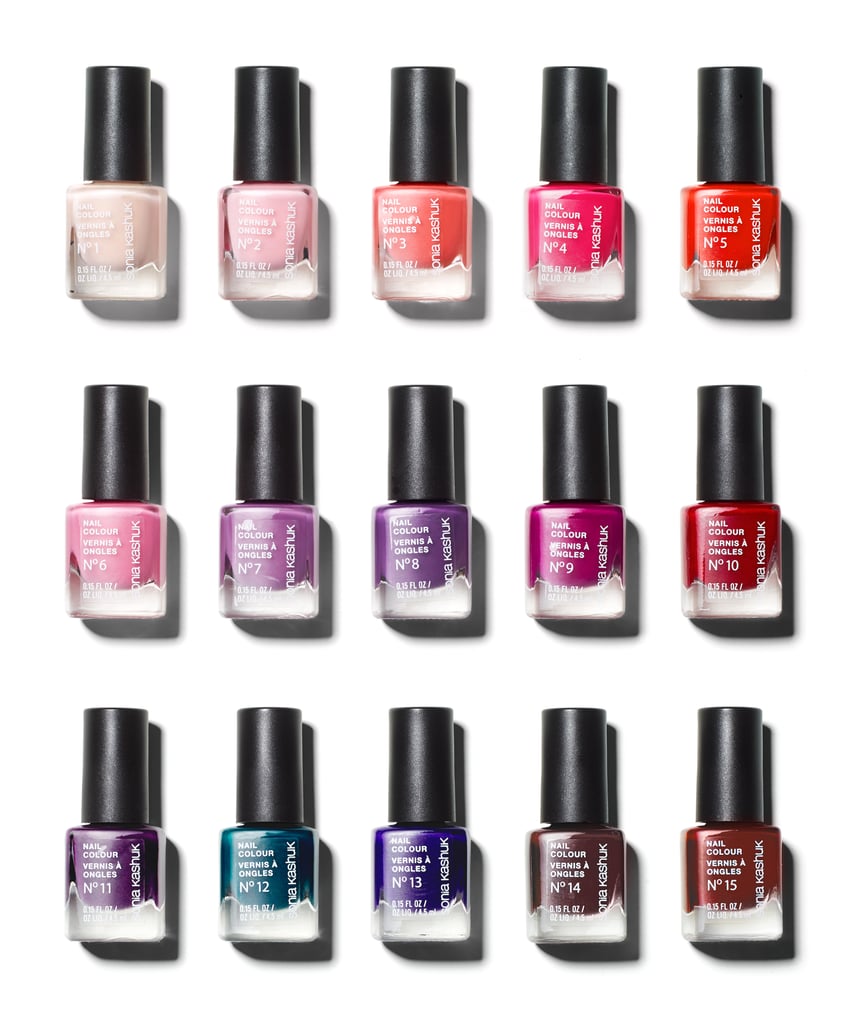 Painting the Town For 15 Years 15-Piece Mini Nail Colour Set, $20