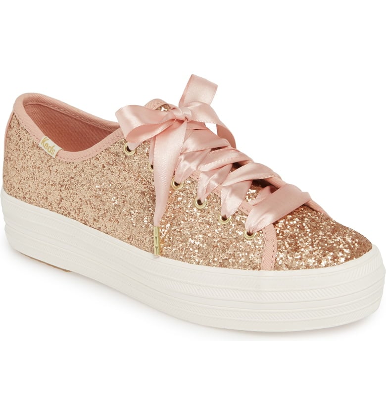 Keds® x Kate Spade New York Triple Kick Glitter Sneakers