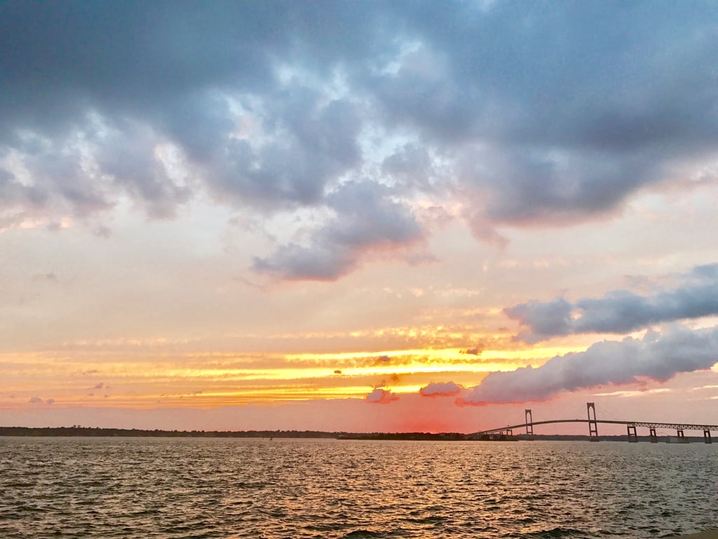 And here's that sunset! This was a cloudy day, too. As a sunset-chaser, I am itching to go back and see what it looks like on a clear evening.