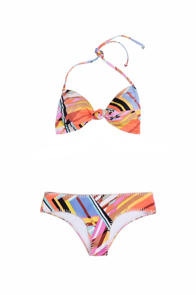 The Knotted Bralette Top ($41) and Surf Classic Hipster Bottom ($32)