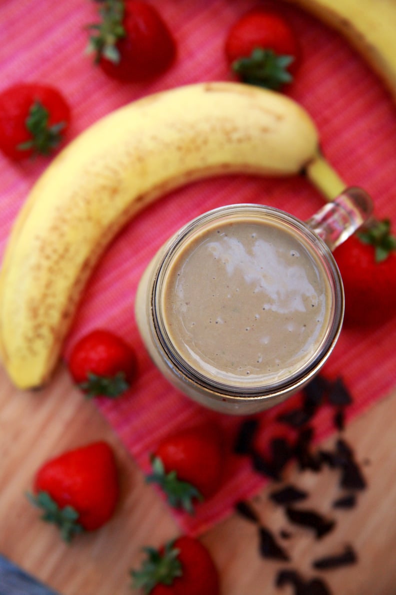 Chocolate Strawberry Banana Smoothie