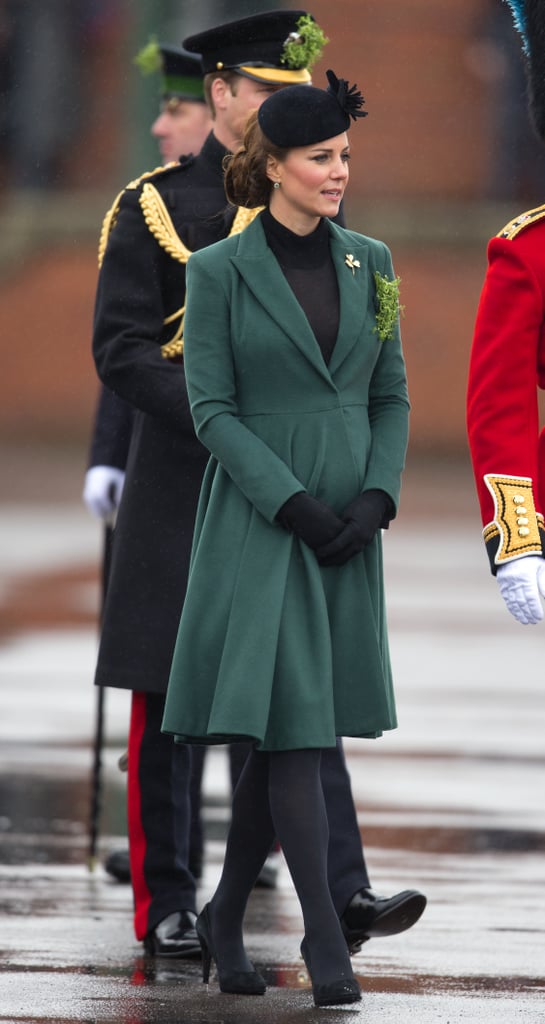 Kate Middleton at the Irish Guards on St. Patrick's Day in 2013